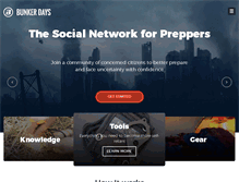 Tablet Screenshot of bunkerdays.com